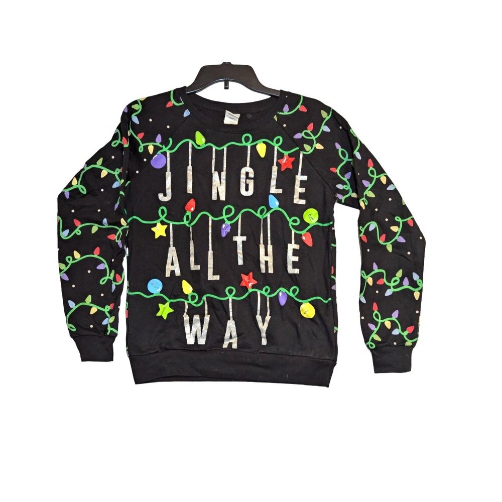 Freeze Holiday Light-Up "Jingle All The Way" Sweatshirt XS Untested